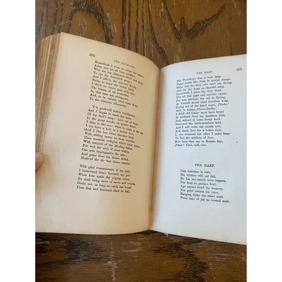 Emersons Complete Poems Vintage Hardcover Book 1904 - Picture 11 of 11